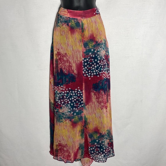 Zara Multicolored Jewel Midi Skirt Size S - Picture 3 of 16